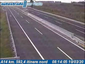 Slika pregleda web-kamere Cerignola - A14 - KM 592,4